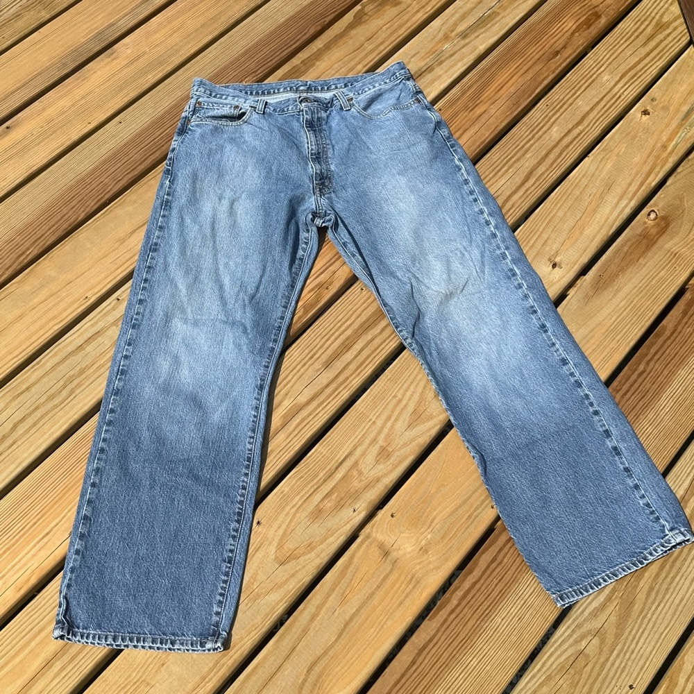 Vintage Ralph Lauren denim straight leg jeans size 36x32